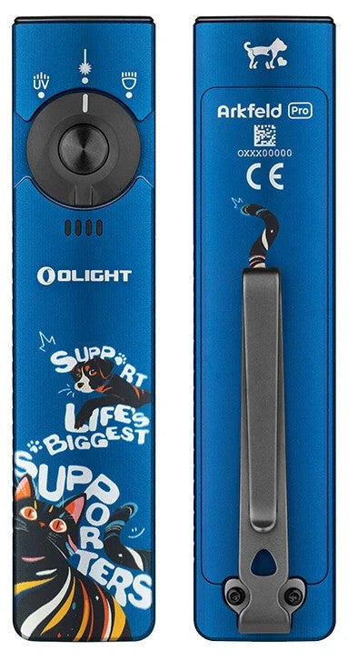 Rechargeable LED Flashlight with UV and Green Laser 1300 Lumens for Pets and Outdoors