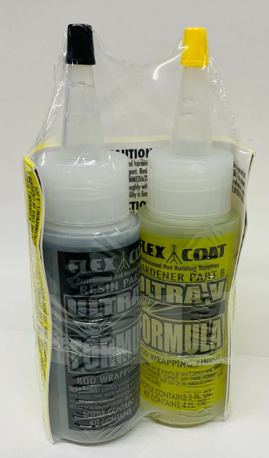 High Build Epoxy Wrap Finish Kit for Fishing Rods - UV Protection, 4 oz