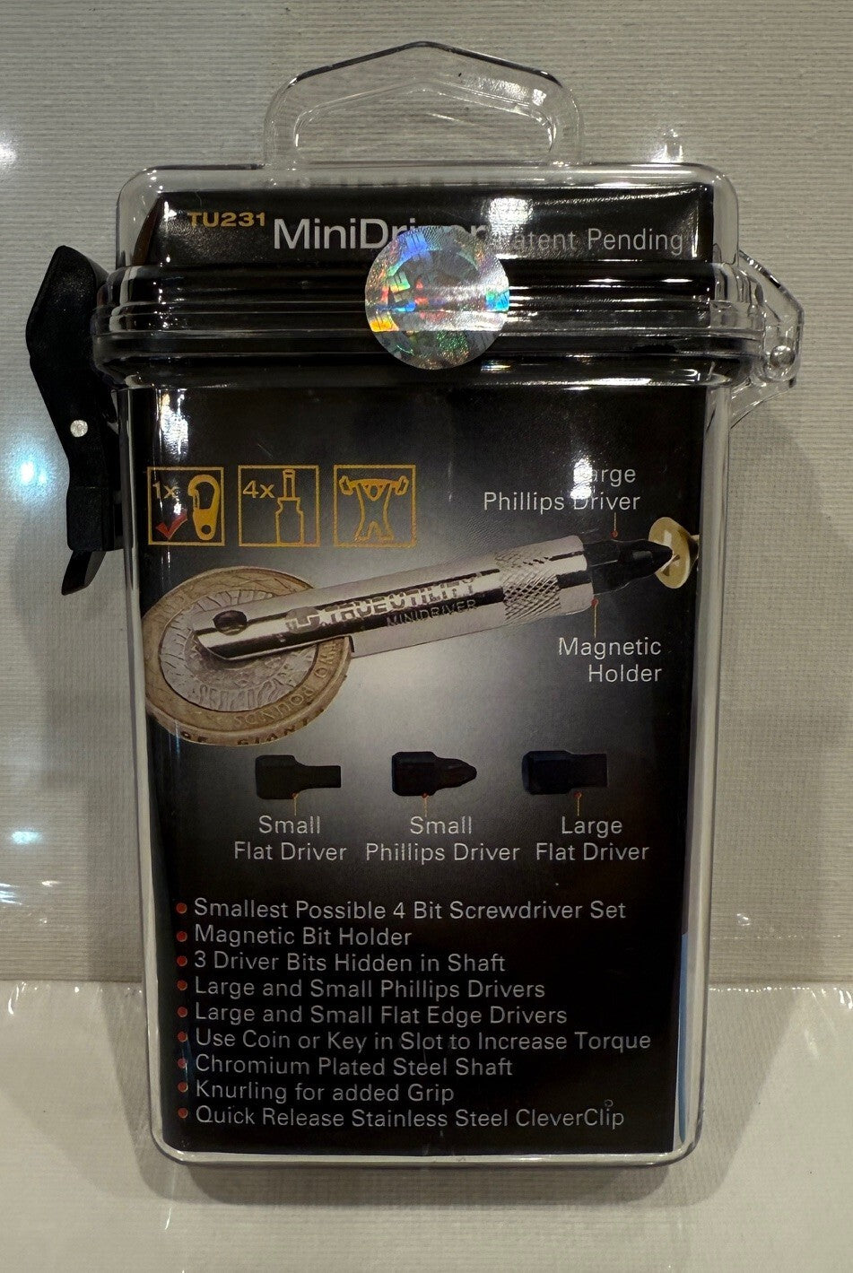 Mini Multi-Tool Keychain Driver - Compact Outdoor Camping Tool