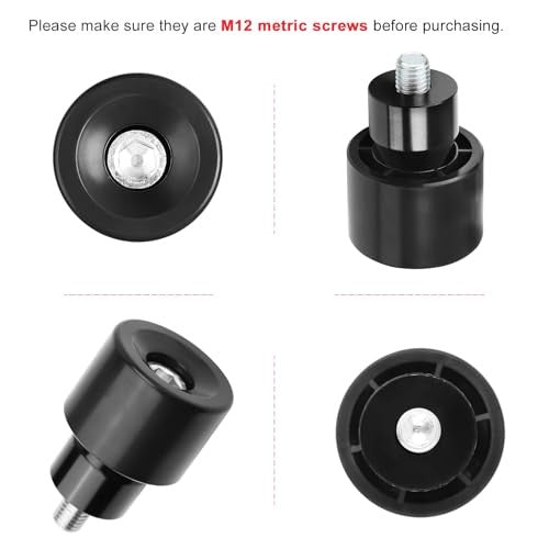 Motorcycle Rotatable Crash Bar End Sliders for Harley Davidson M12 Screws