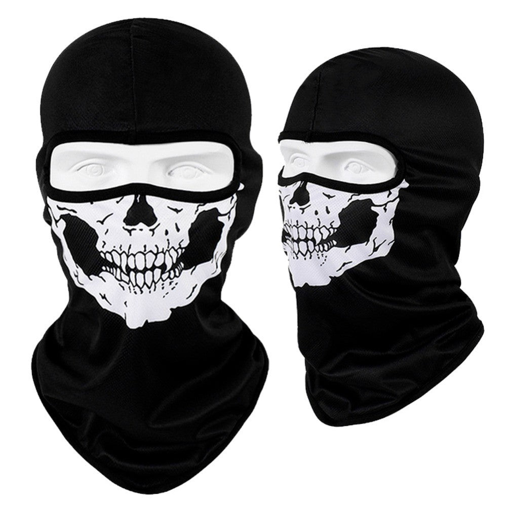 Full Face Mask Balaclava Ghost Skull Windproof Cycling & Tactical Hood