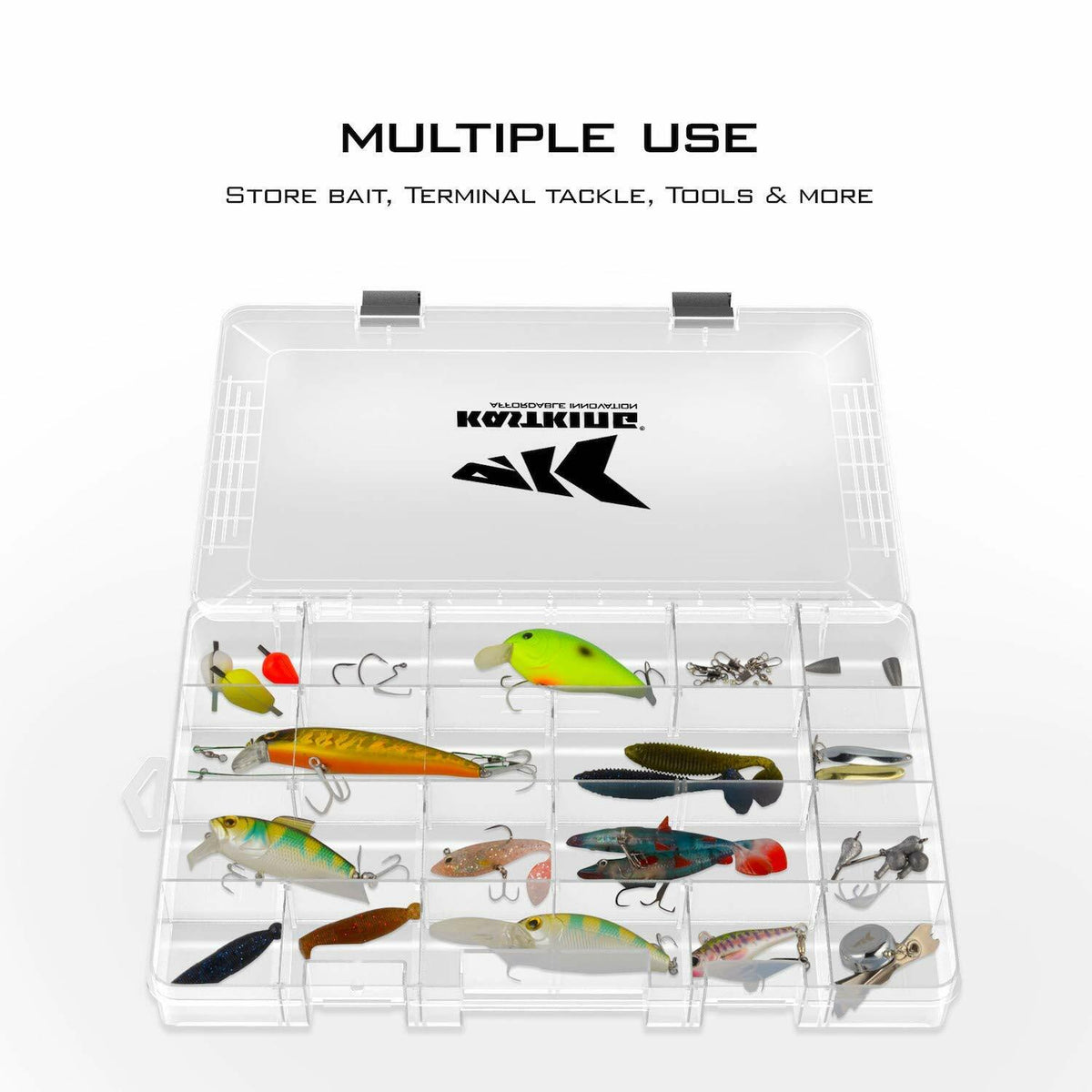 Plastic Tackle Box Set for Fishing Storage - Multiple Sizes & Pack Options