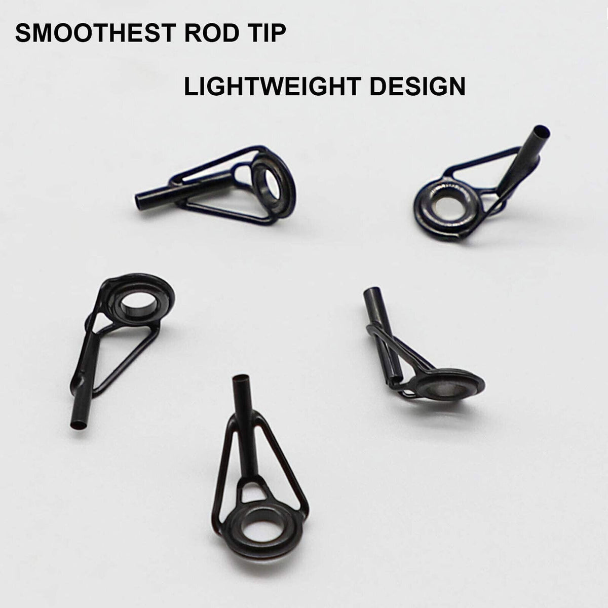 30PCS Fishing Rod Tip Repair Kit - Replacement Top Guides for All Sizes