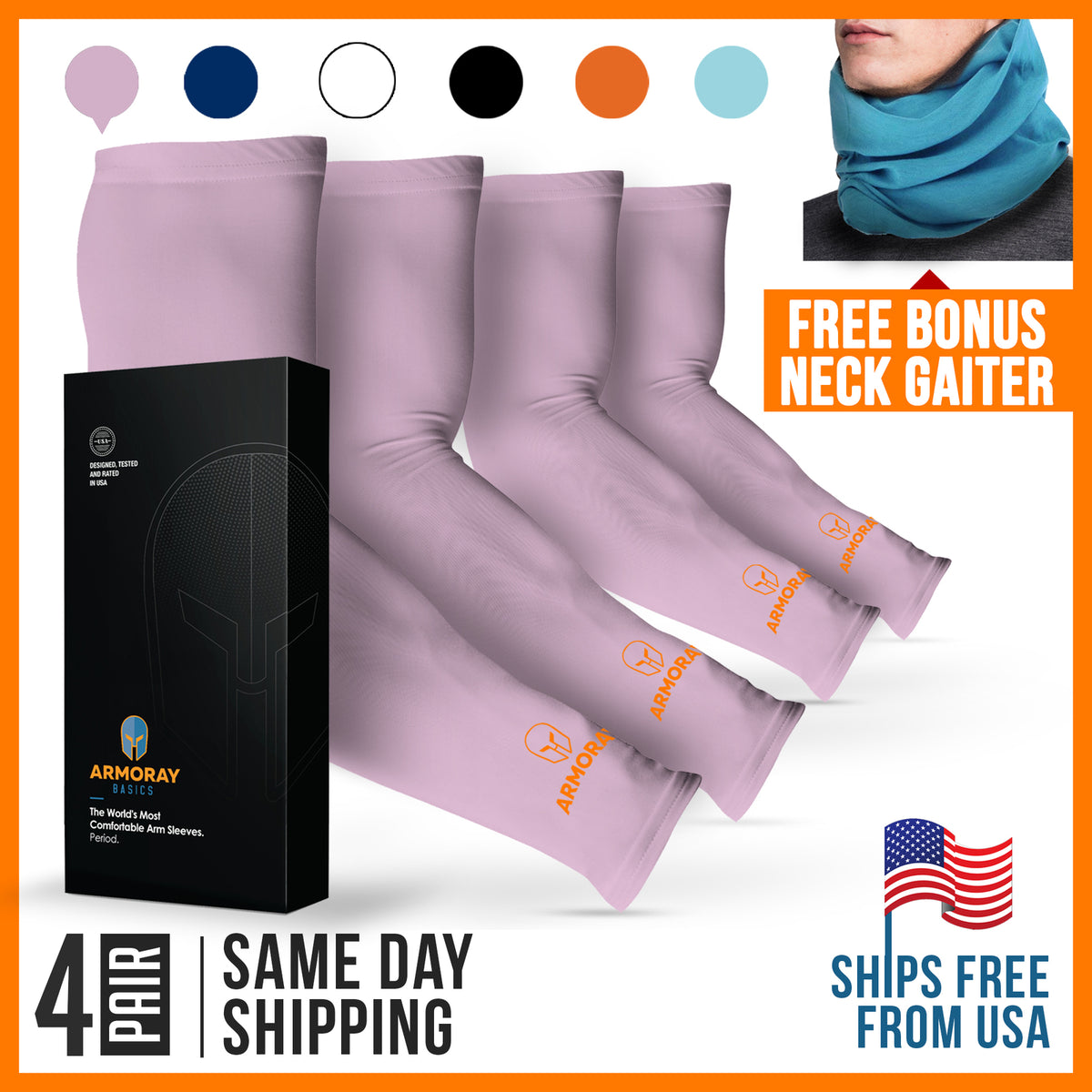 Tattoo Cover Up Arm Sleeves for Men & Women - UV Protection & Compression