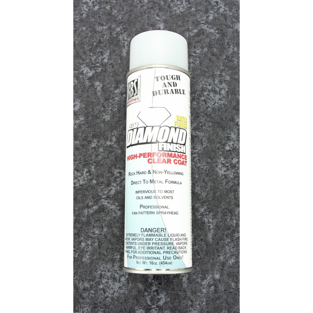 Satin Clear Diamond Finish Top Coat Spray 16oz - Durable Protective Sealant