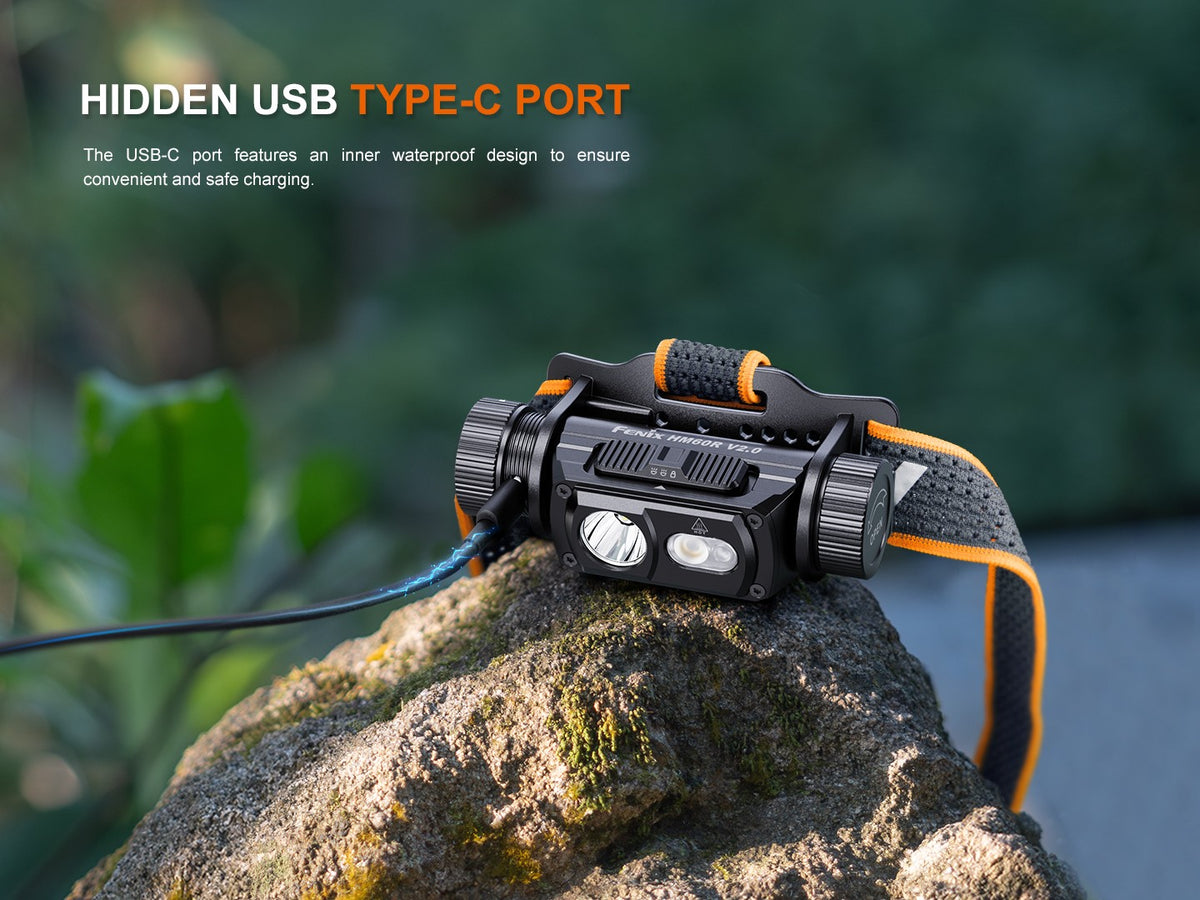 Rechargeable Outdoor Headlamp 1600 Lumens with Red Light & Long Runtime