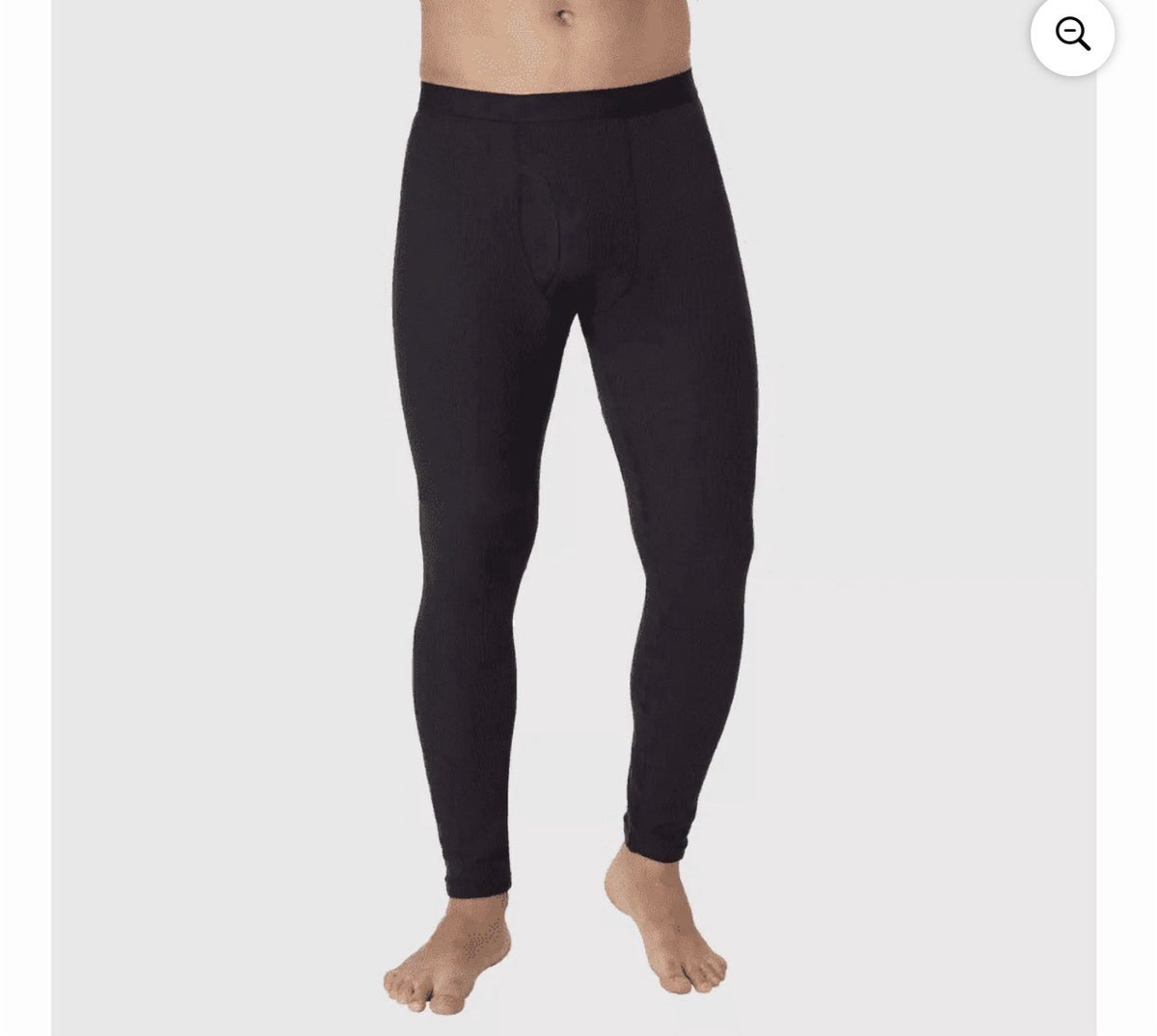 Men's Baselayer Long Johns Pants - Waffle Knit Thermal Underwear Small