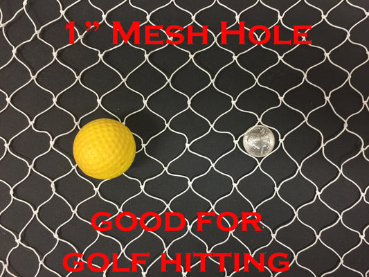 10Ft x 25Ft Sports Netting for Golf, Hockey, Lacrosse Backstop - Nylon Mesh