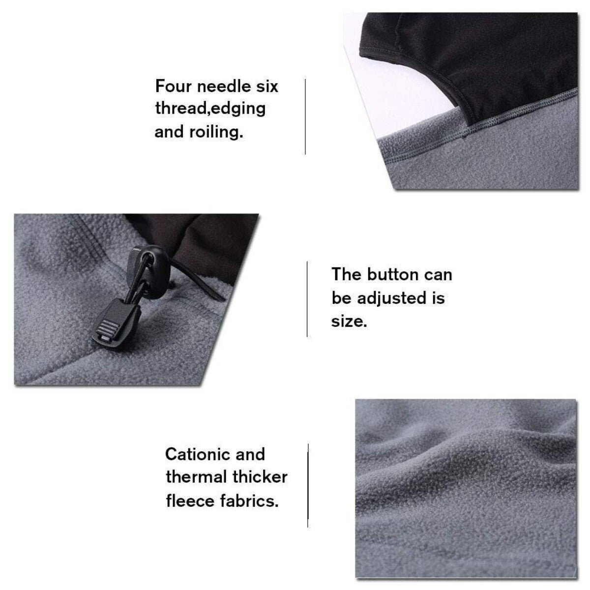 Unisex Winter Face Warmer Balaclava Ski Mask Windproof Fleece Neck Gaiter