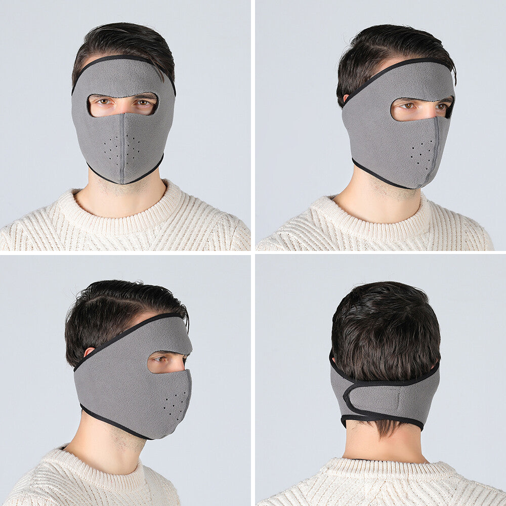 Winter Full Face Mask Thermal Fleece Ski Mask Windproof Neck Warmer