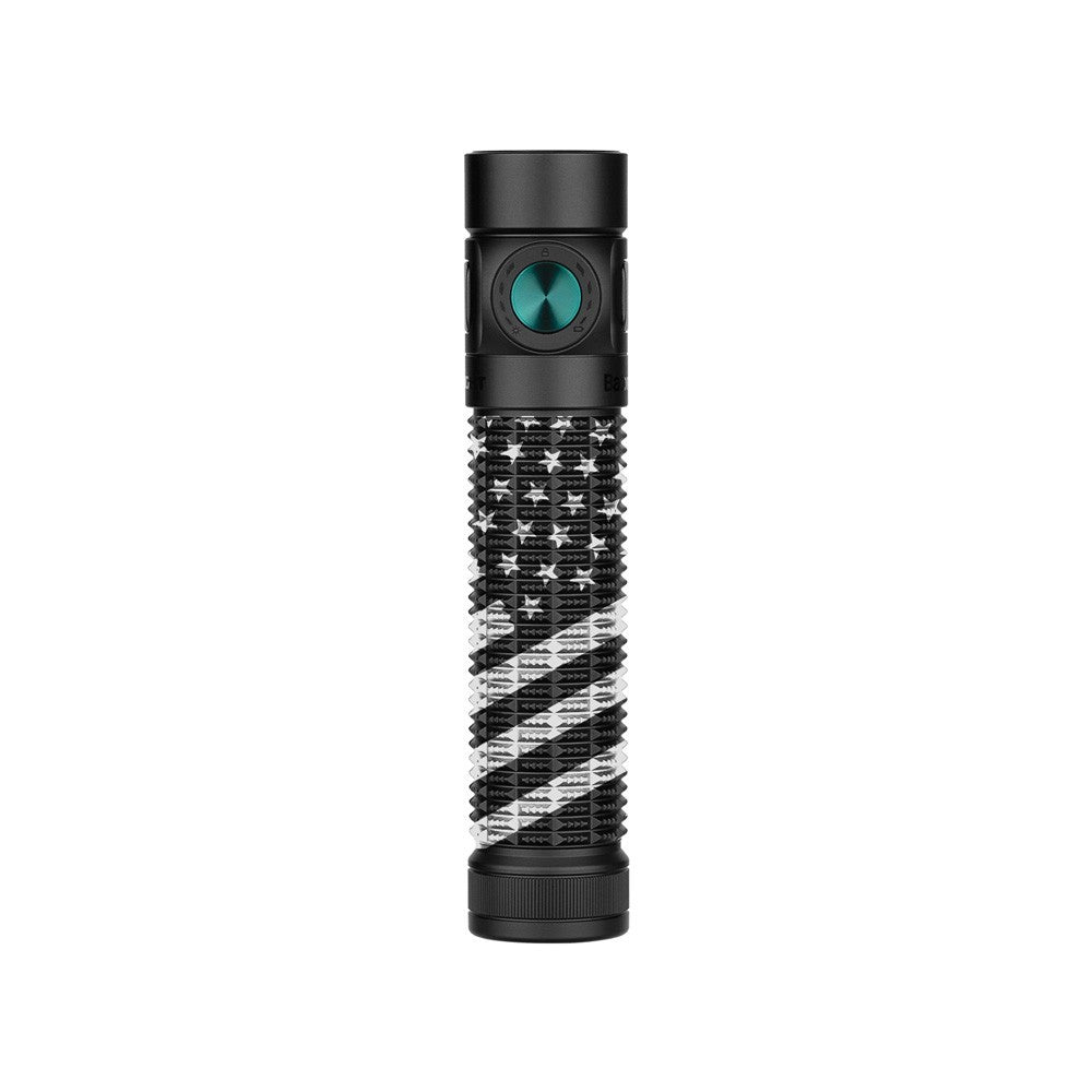 LED Rechargeable Flashlight 1600 Lumens Dual Switch Compact EDC Torch