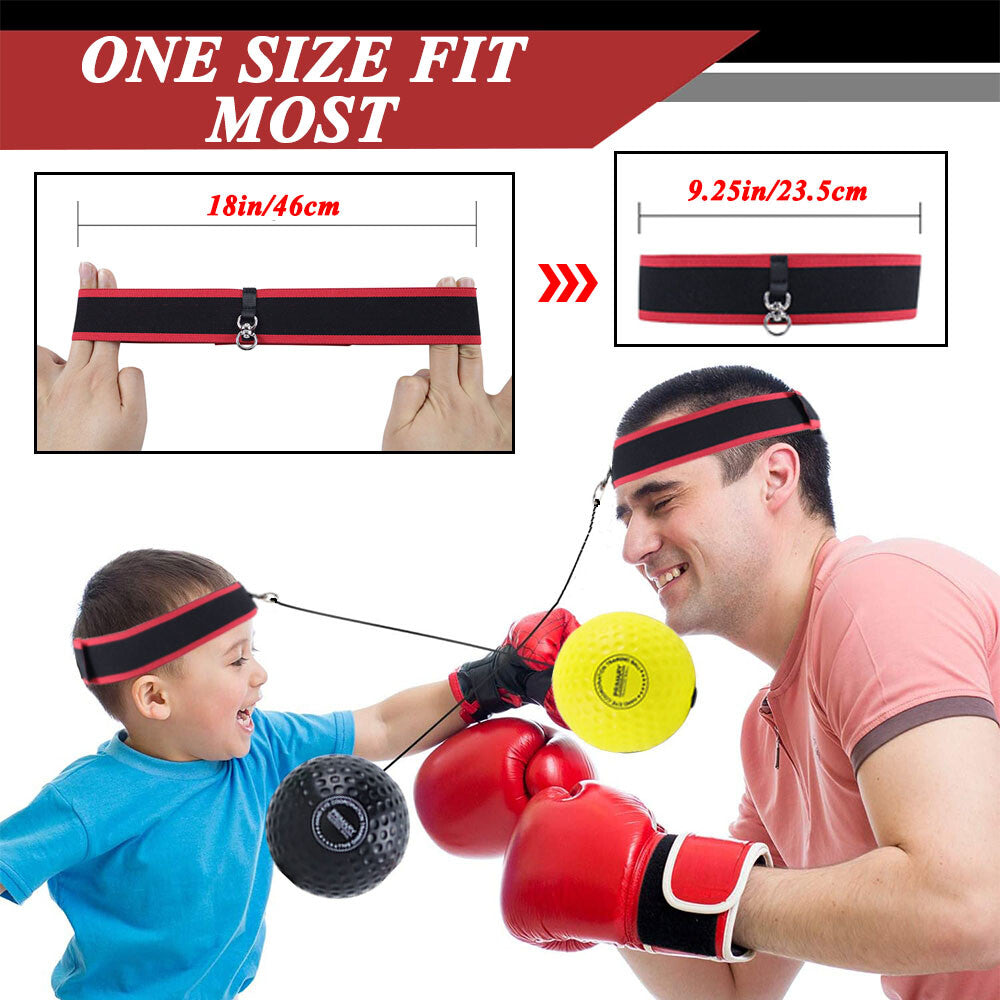 Reflex Ball Boxing Speed Training Set with Adjustable Headband for Boxing & Fitness