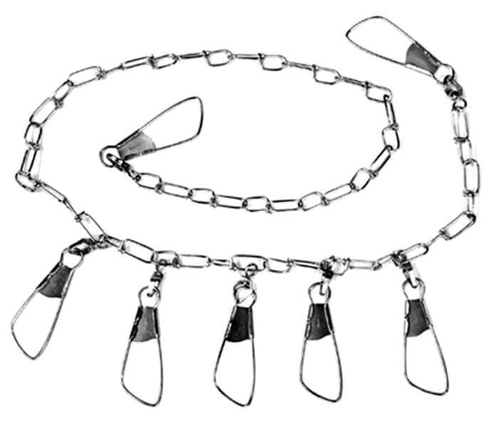 Fishing Chain Stringer with 7 or 9 Snaps Heavy Duty Saltwater & Freshwater