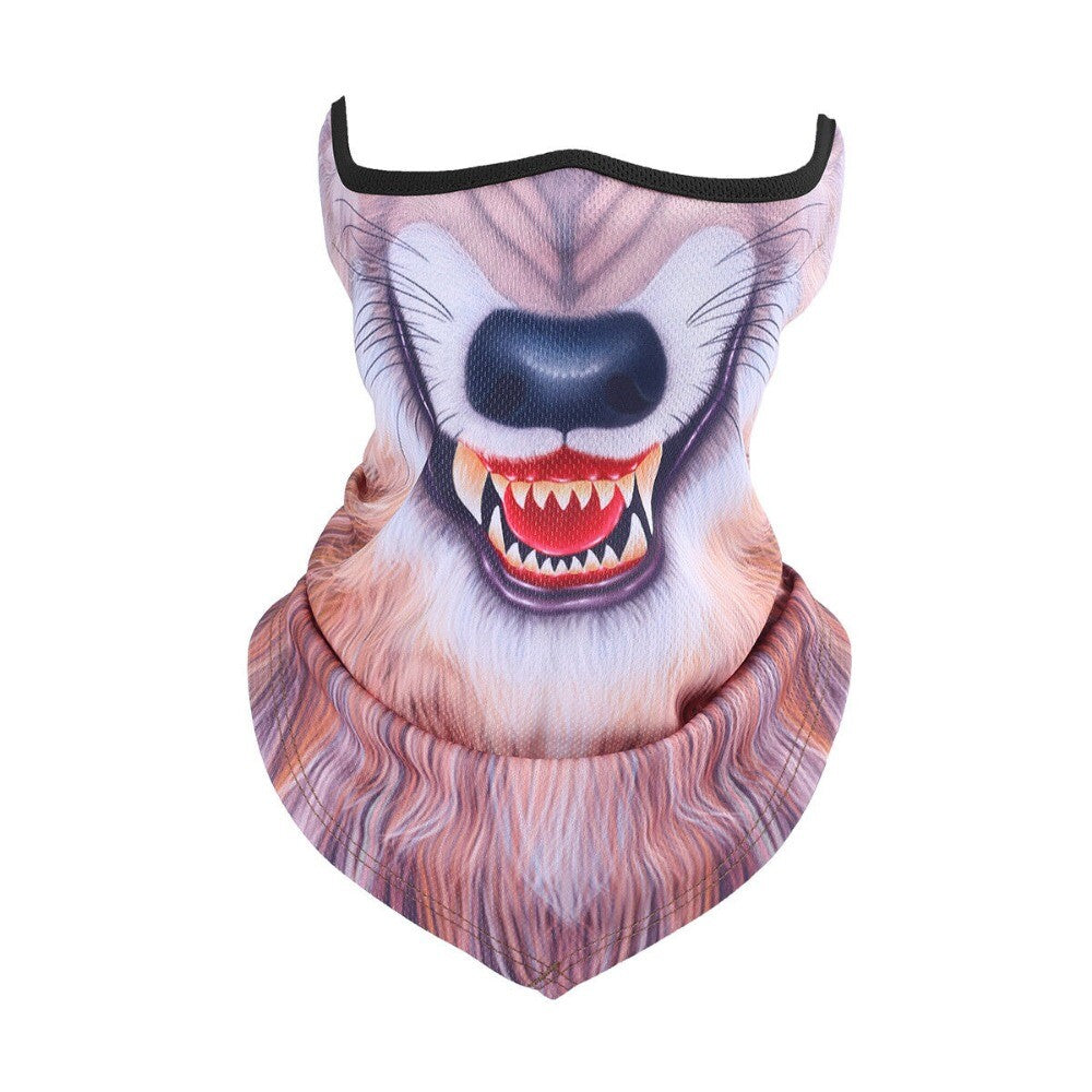 Unbranded Animal Print Face Cover Mask - Neck Gaiter for Outdoor Sports