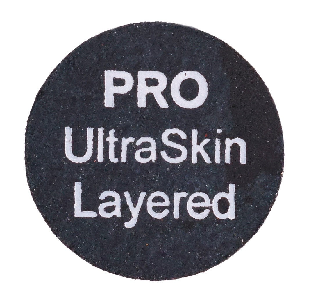 UltraSkin Pro 14mm 3-Pack Black Billiard Cue Tips — Super Soft