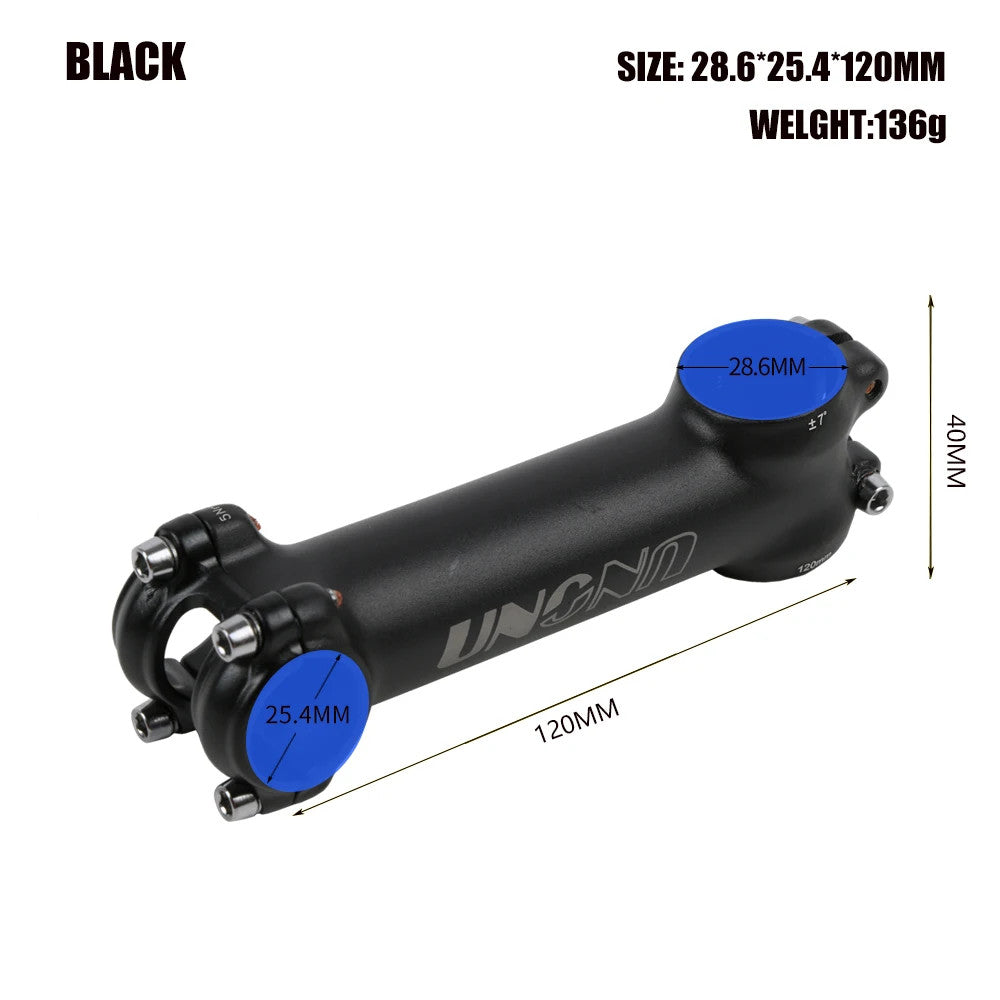 Bike Stem 25.4mm 7° Aluminum Alloy MTB Road Bicycle Handlebar Stem