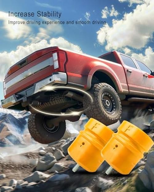 Rear Suspension Bump Stops for Ford F250 F350 Super Duty 2008-2011 - 2 Pack