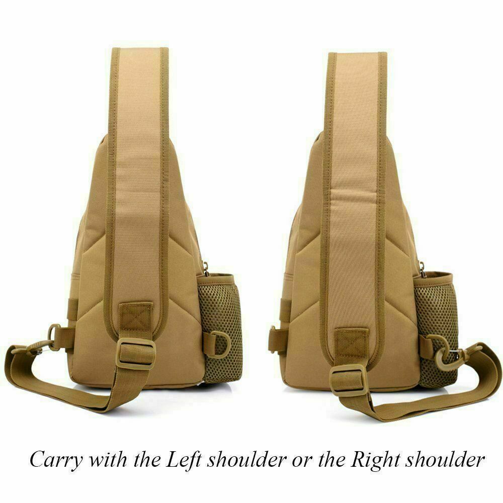 Men's Outdoor Tactical Shoulder Sling Backpack for Hiking Travel Sport
