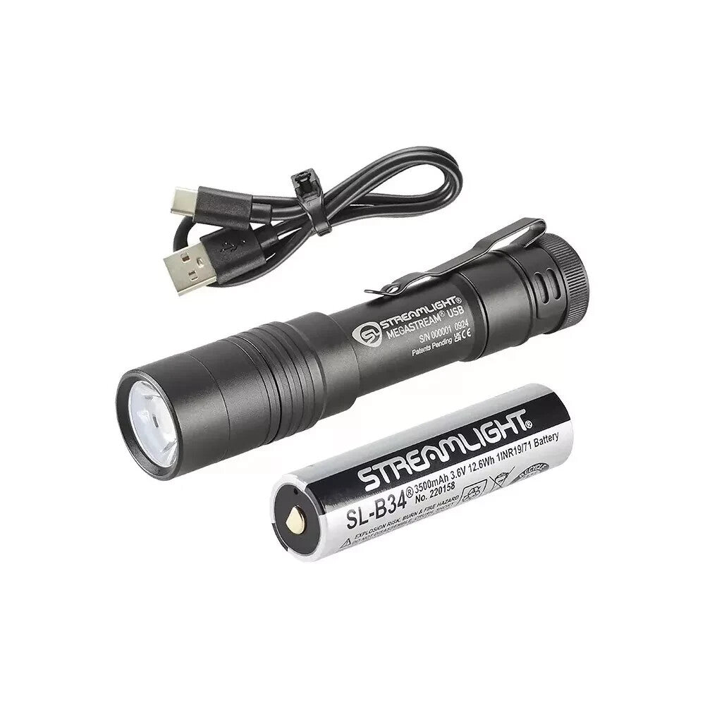 Rechargeable LED Flashlight 1800 Lumens Waterproof Portable Torch