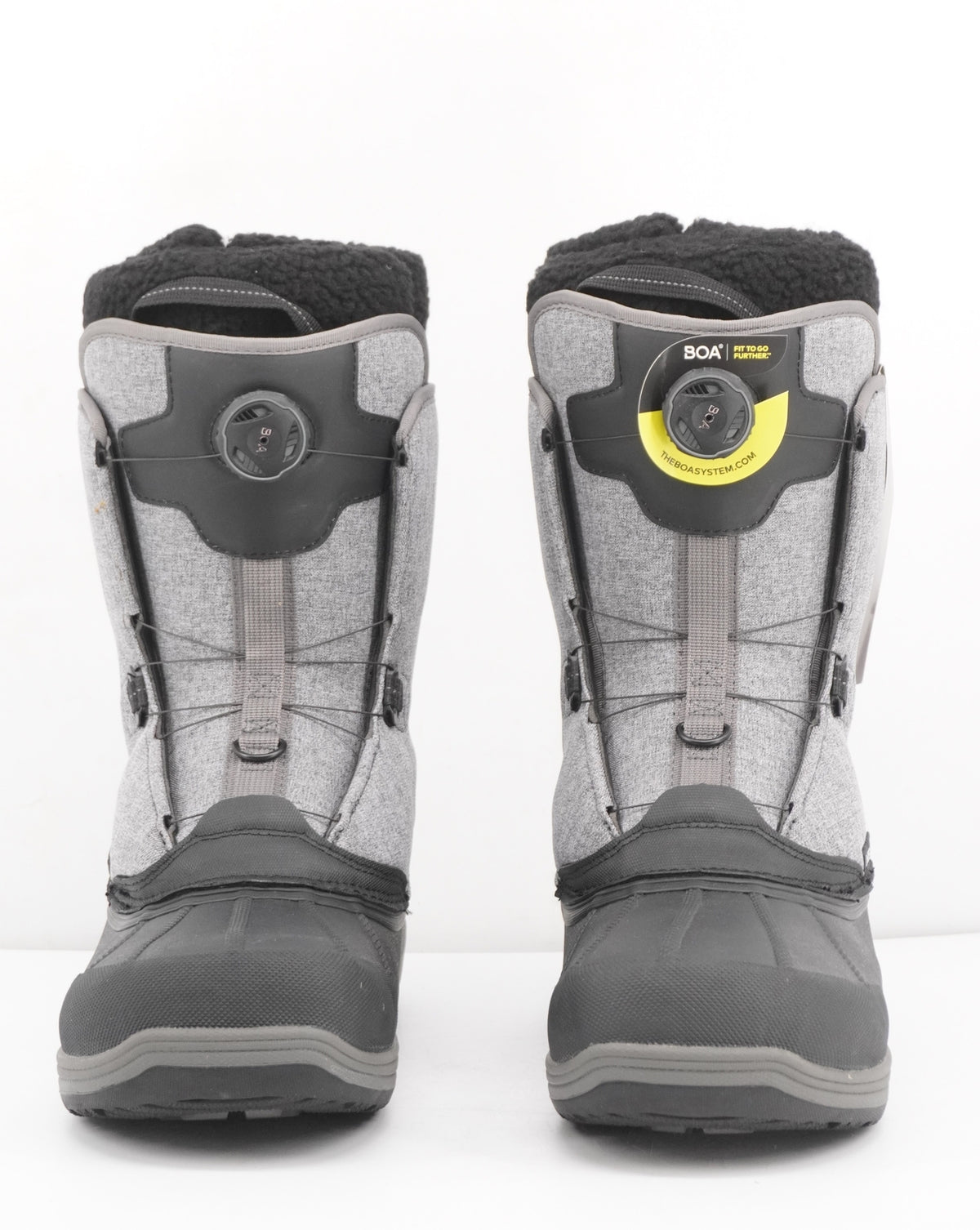 Adult Snowboard Boots Size 12.5 Mondo 30.5 Grey Ski & Snowboard Gear