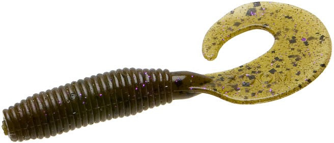 Fishing Soft Plastic Baits - 3 Inch Curly Tail Grubs 10 Pack for Bass & Panfish