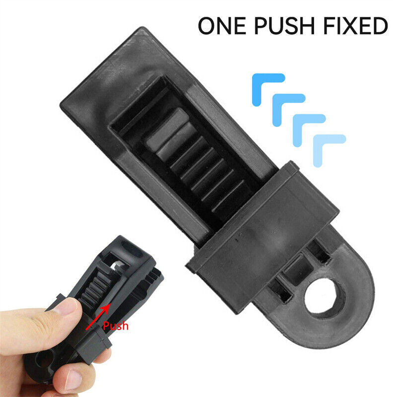 Heavy Duty Adjustable Locking Clips for Tarp Shade Cover Canvas Outdoor Use