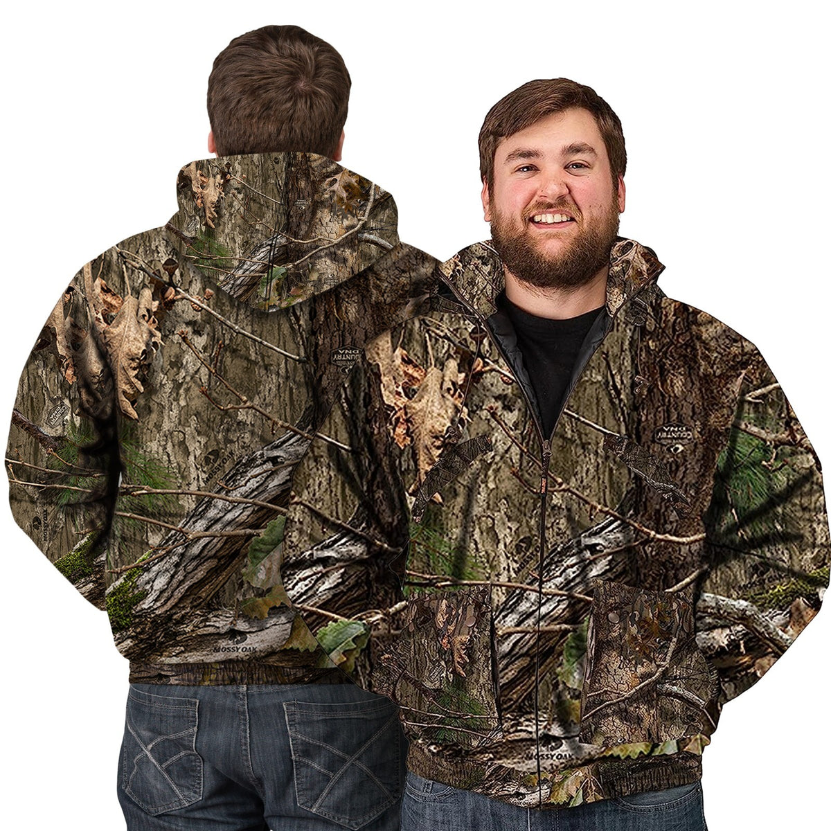 Insulated Waterproof Camouflage Hunting Jacket with Multiple Pockets
