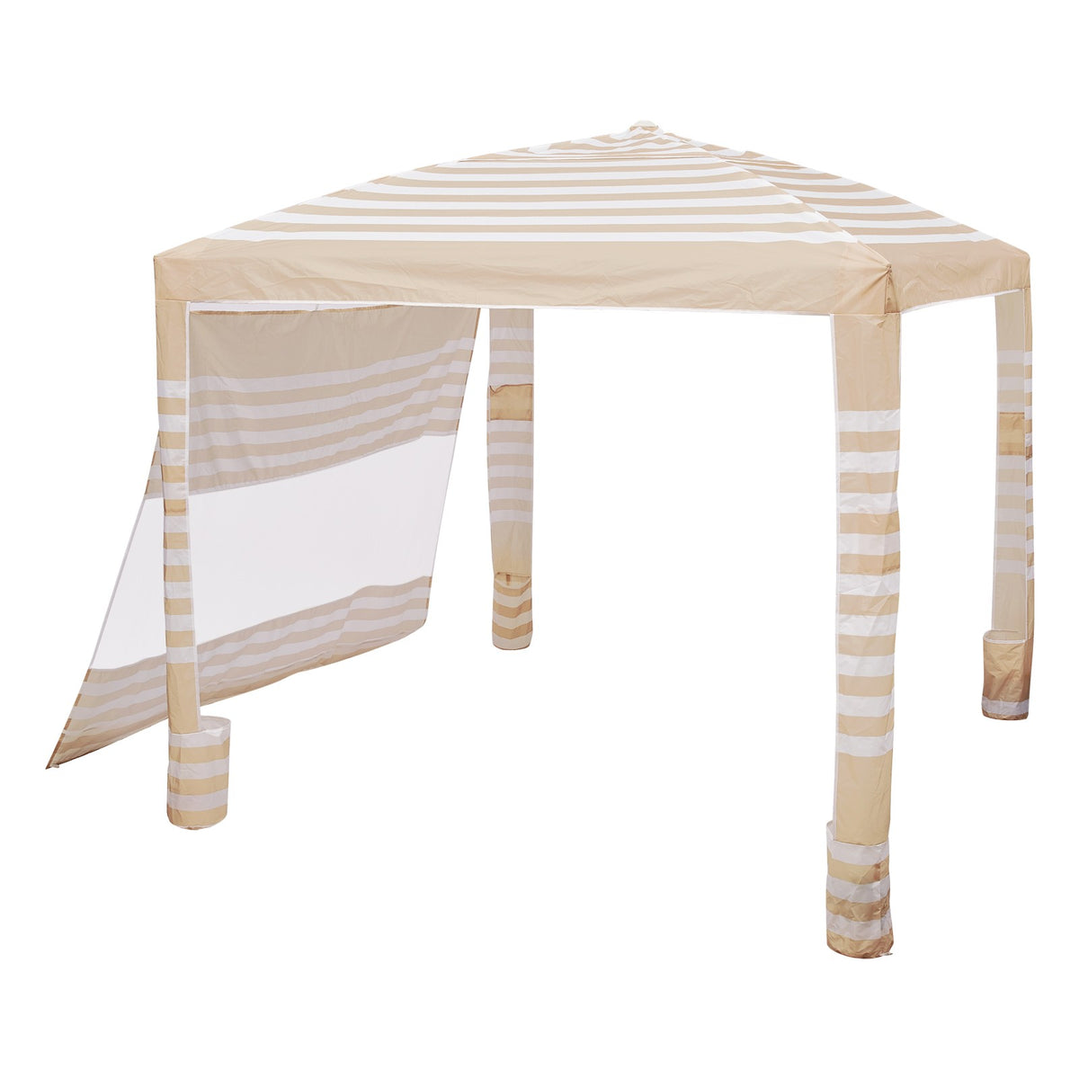 8x8 ft Beach Cabana Canopy with Sidewall - UPF 50+ Shade Shelter Tent