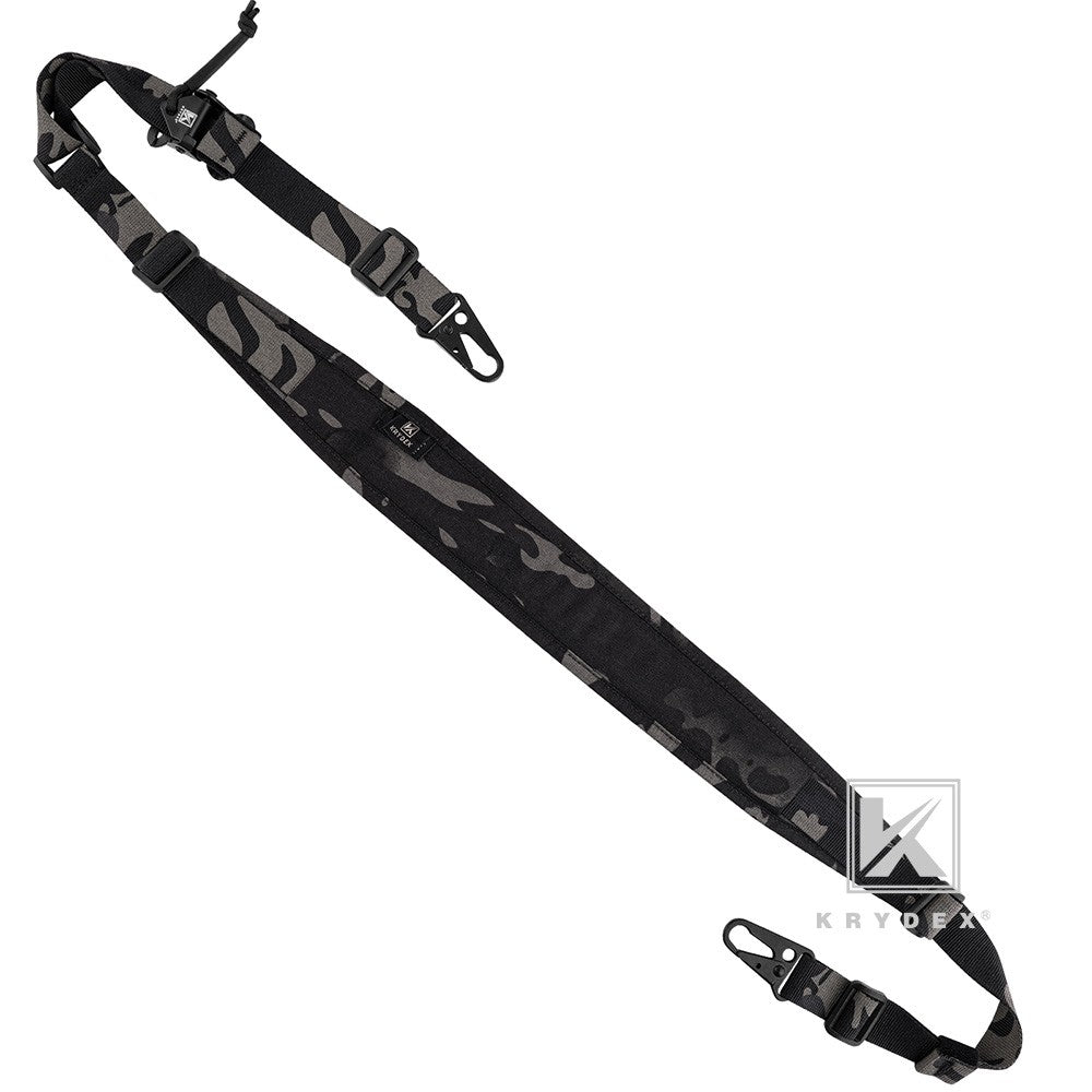 Tactical Sling Shoulder Strap - Padded 1 & 2 Point Shooting Sling for Rifles