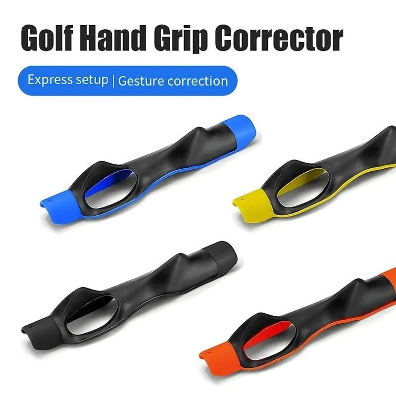 Golf Grip Trainer Aid Attachment for Right & Left Handed Beginners Outdoor Practice