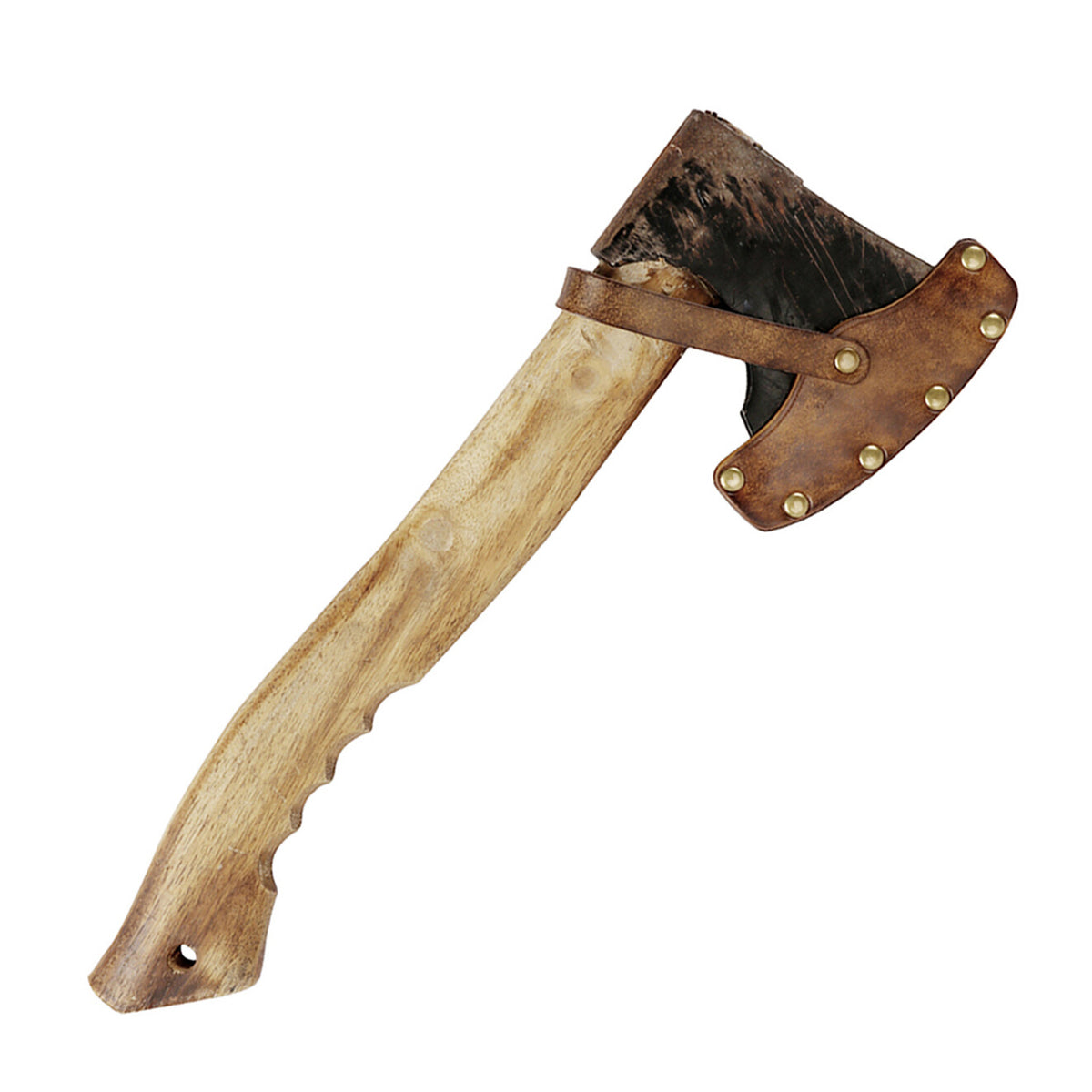 Leather Axe Sheath Cover for 4-Inch Hatchet Camping Gear