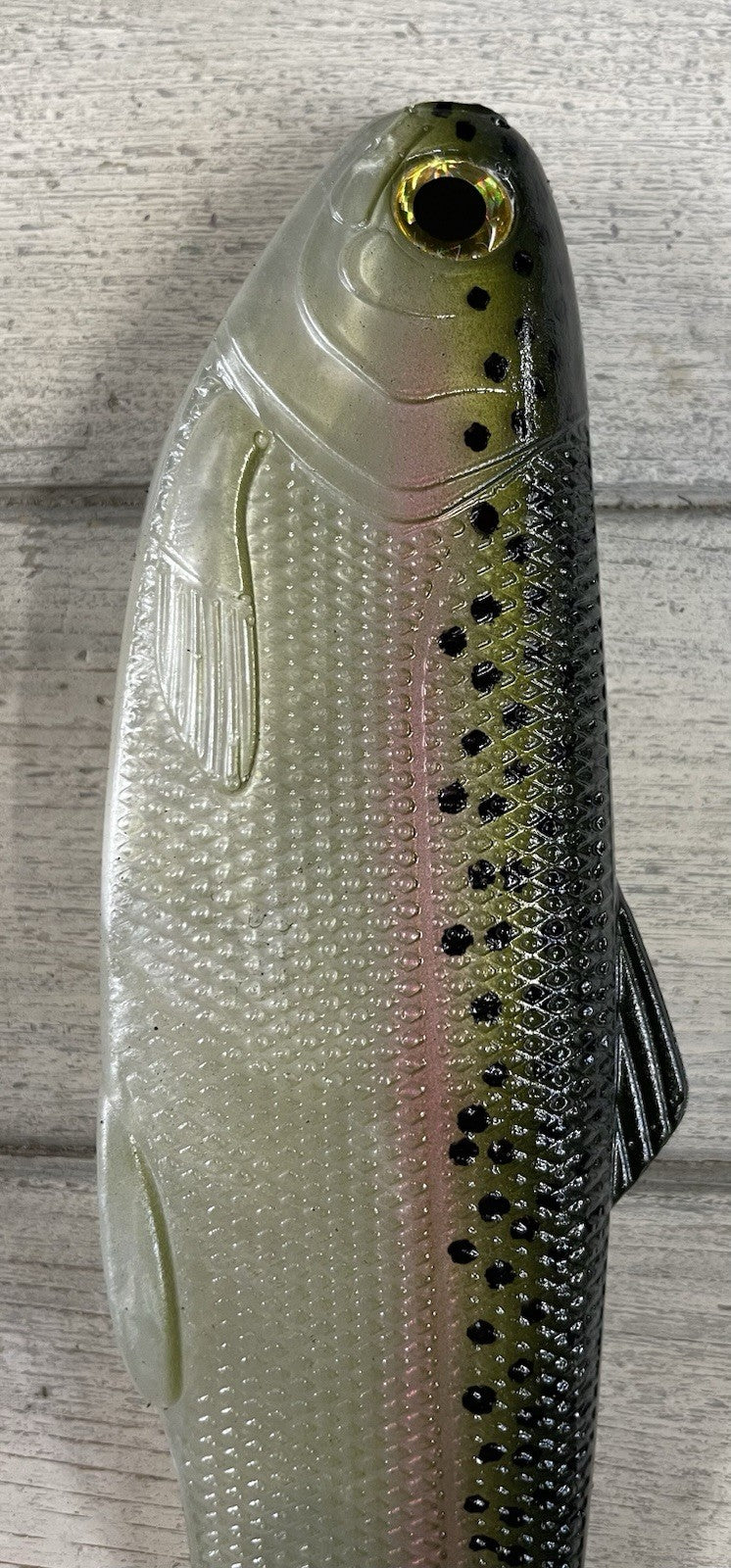 8-Inch Weedless Trout Swimbait with Subtle Tail Action - Fishing Lure
