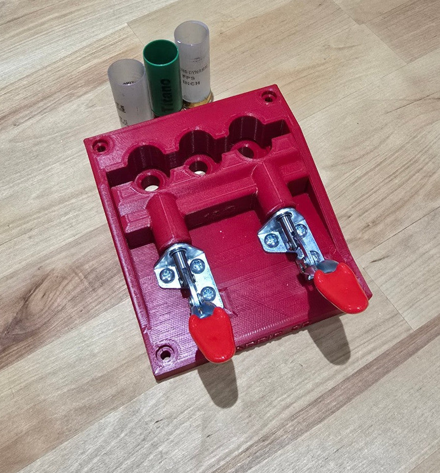 Shotgun Shell Hull Roll Crimp Clamp Vise for 10-28 Gauge