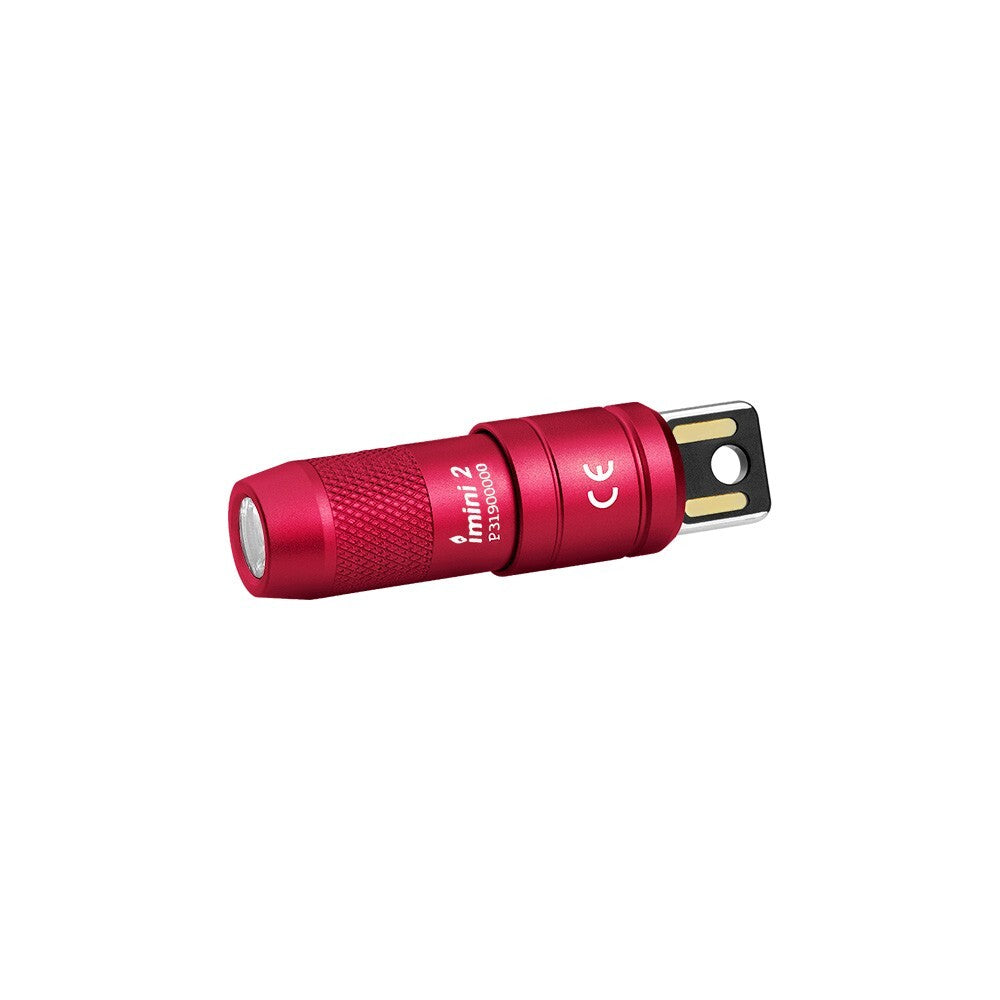 Rechargeable Keychain Flashlight 50 Lumens Compact Portable EDC Light