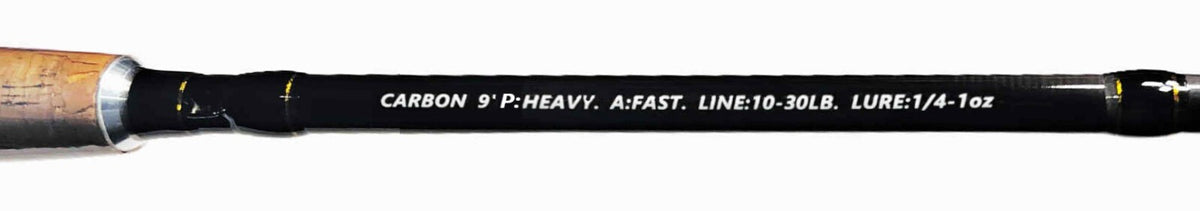 9ft Carbon Fiber Spinning Fishing Rod - Portable Heavy Fast Light