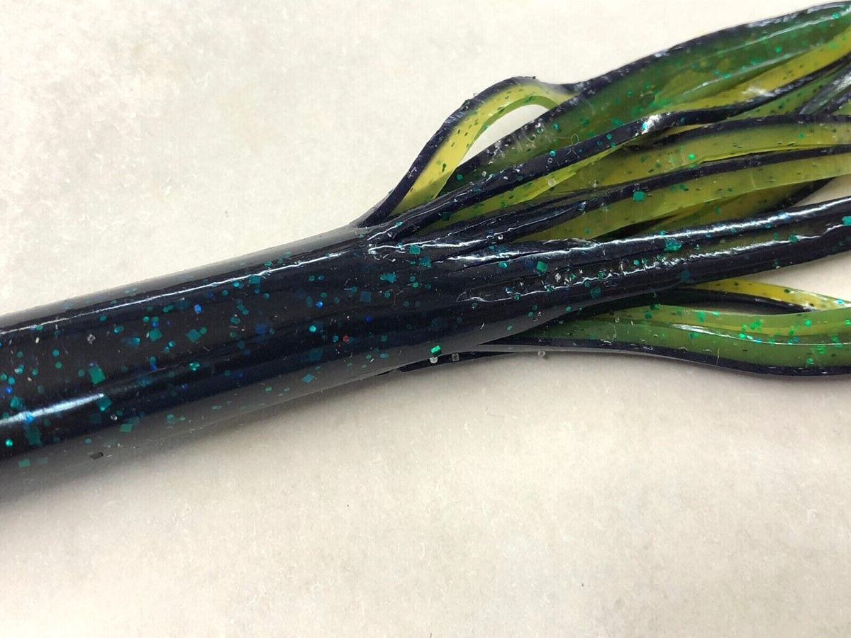 4.5-Inch Bass Soft Plastic Tubes 20 Pack - Durable Hand Dipped Lures
