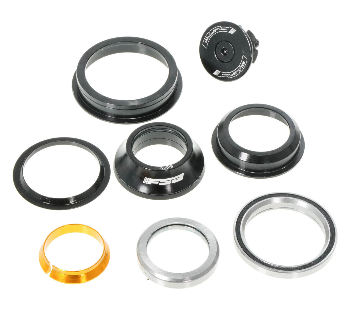 FSA No.57 Orbit Sealed Tapered Bicycle Headset Bearing 1-1/8 to 1-1/2 Inch