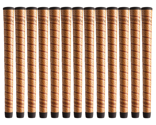 Midsize Dri-Tac Wrap Grips for Golf Clubs - Copper, 13-Pack