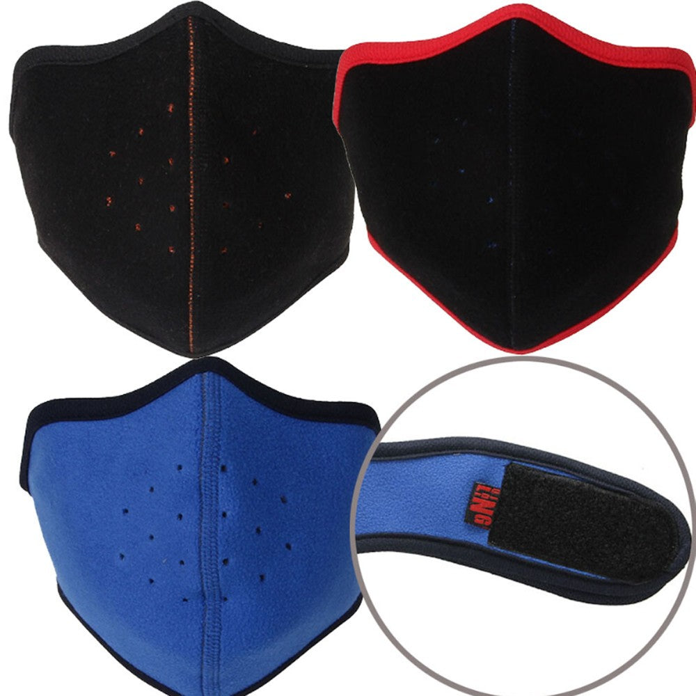 Winter Windproof Half Face Mask for Men Women Skiing Cycling Running