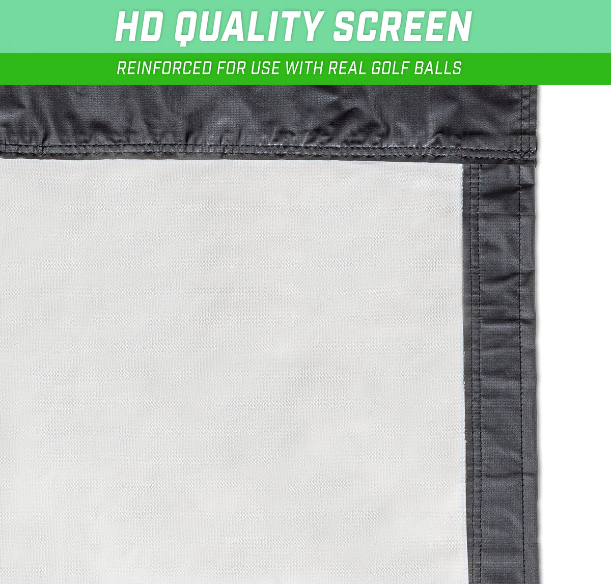 Golf Simulator Impact Screen 7.8' x 6.8' for Projectors & Hitting Nets