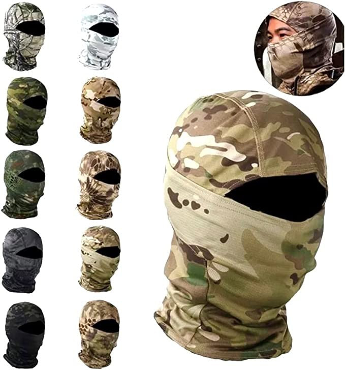 Tactical Full Face Mask for Outdoor Activities - Military Balaclava
