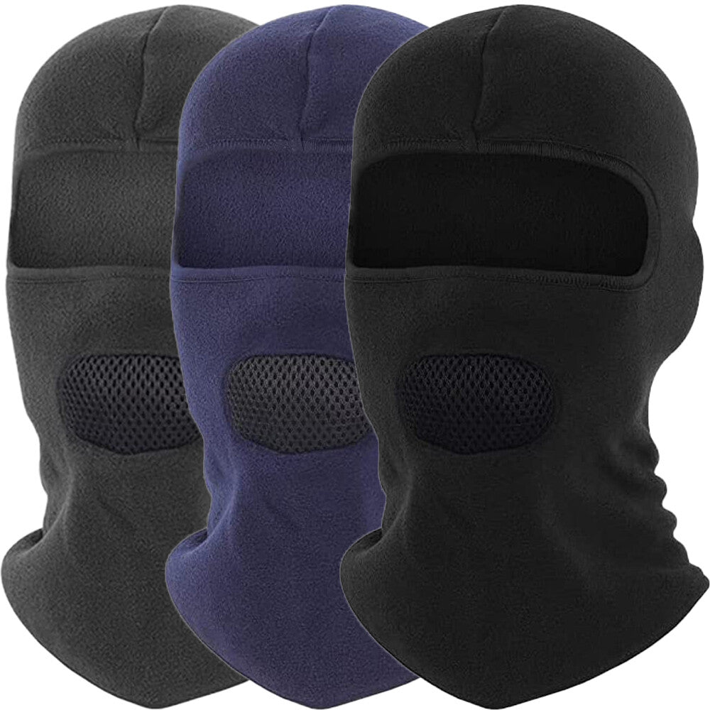 Unisex Thermal Ski Mask Fleece Full Face Cover for Winter Outdoor Sports
