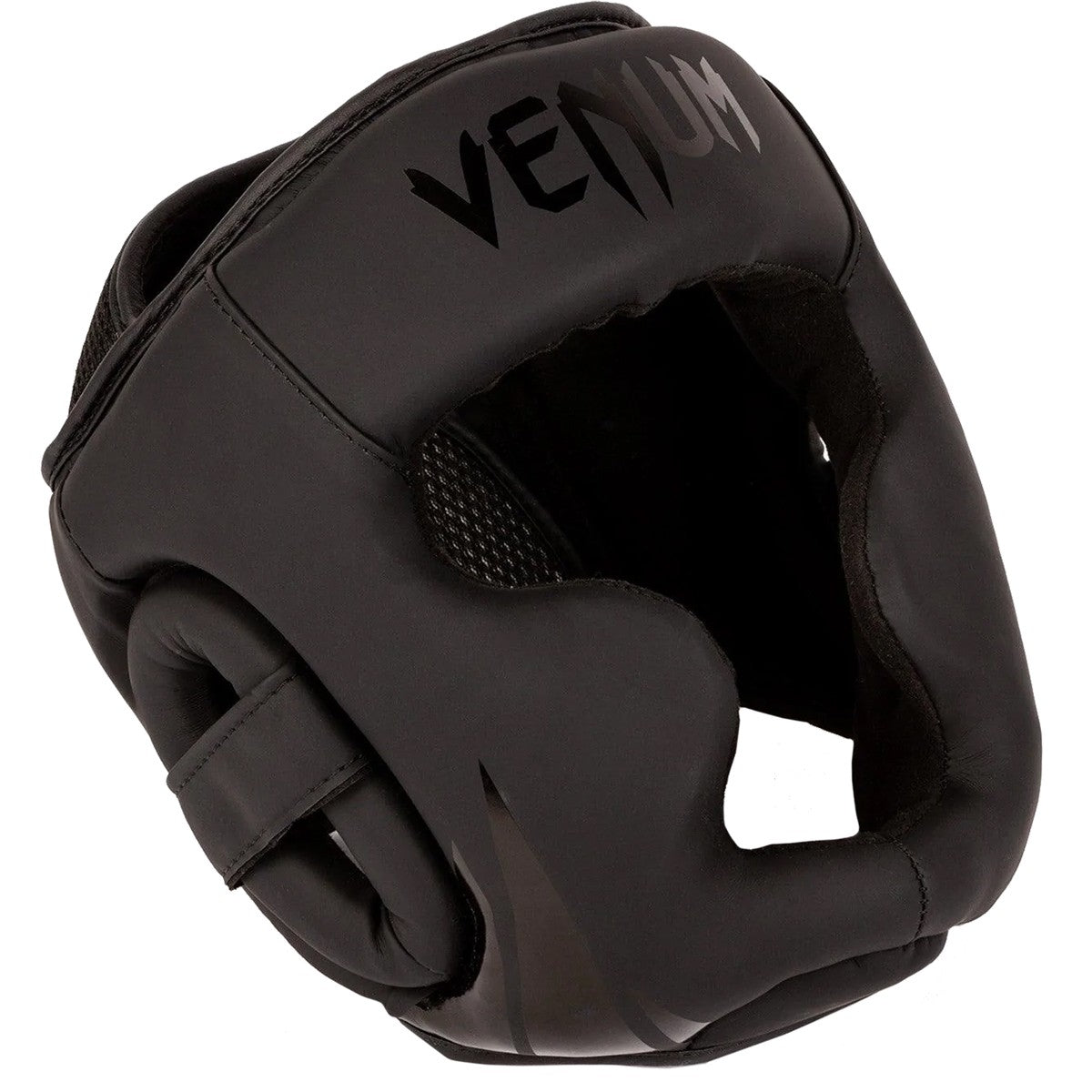 Kids Boxing Headgear Training Helmet Black/Black Adjustable Fit