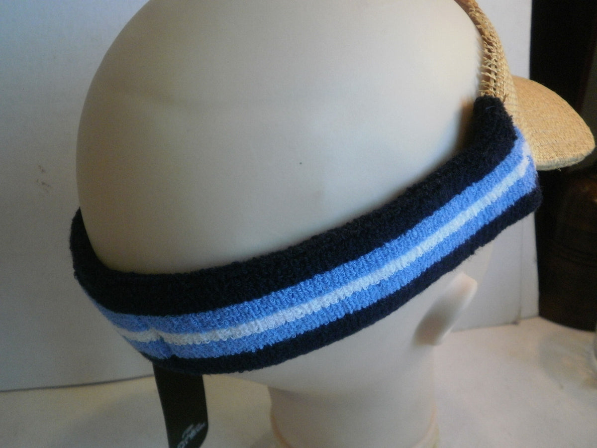 Sun Visor Hat Straw Cap Golf Bicycling Headwear - One Size