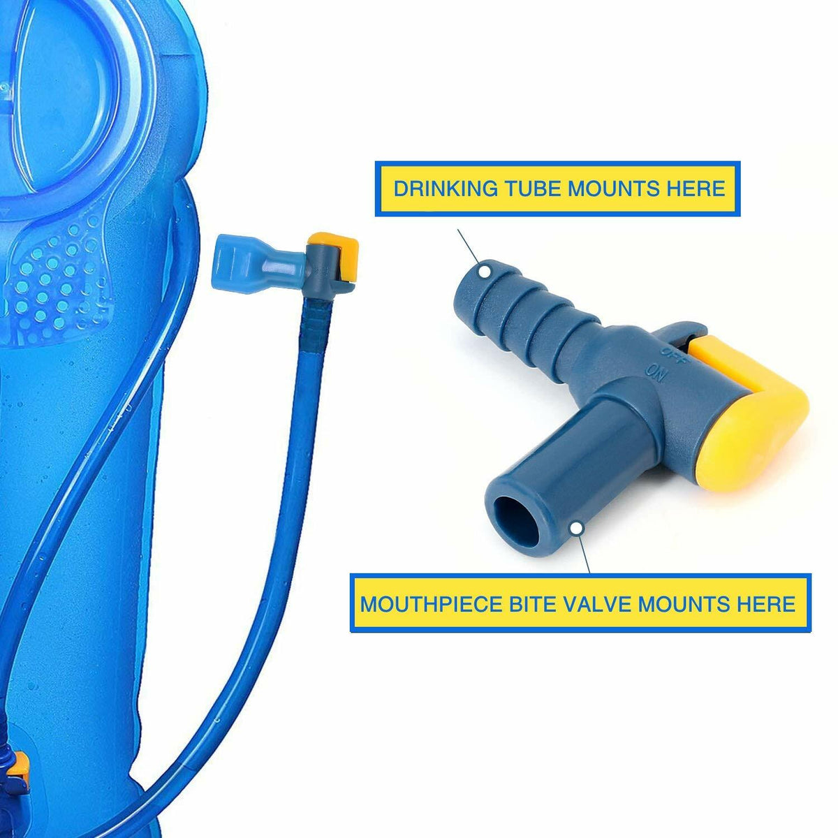 4 Pack Silicone Bite Valve Replacement for Camelbak Hydration Bladders