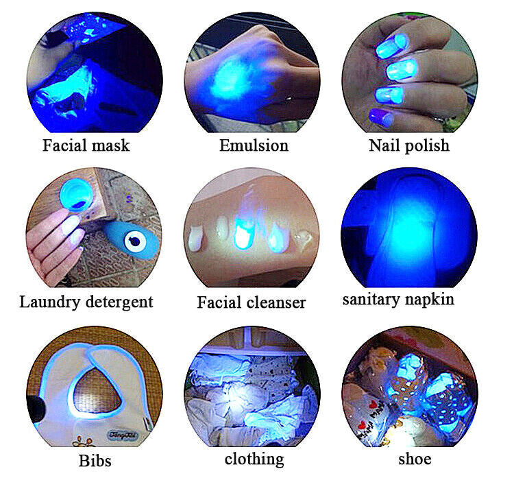 UV Flashlight Black Light 120000lm Handheld Torch Waterproof UV Lamp