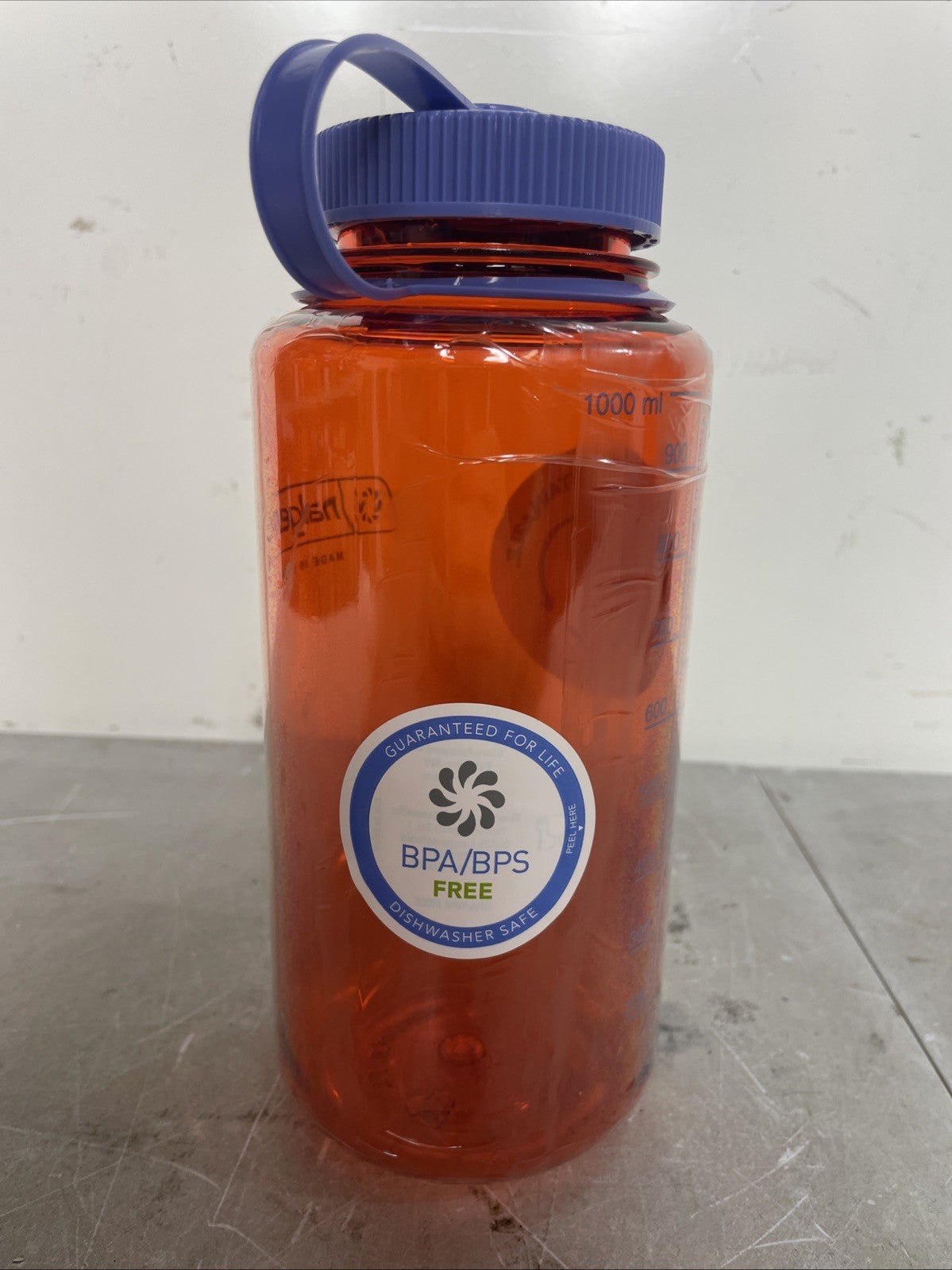 Nalgene Sustain 32 oz Wide Mouth Water Bottle - Durable Reusable Hydration