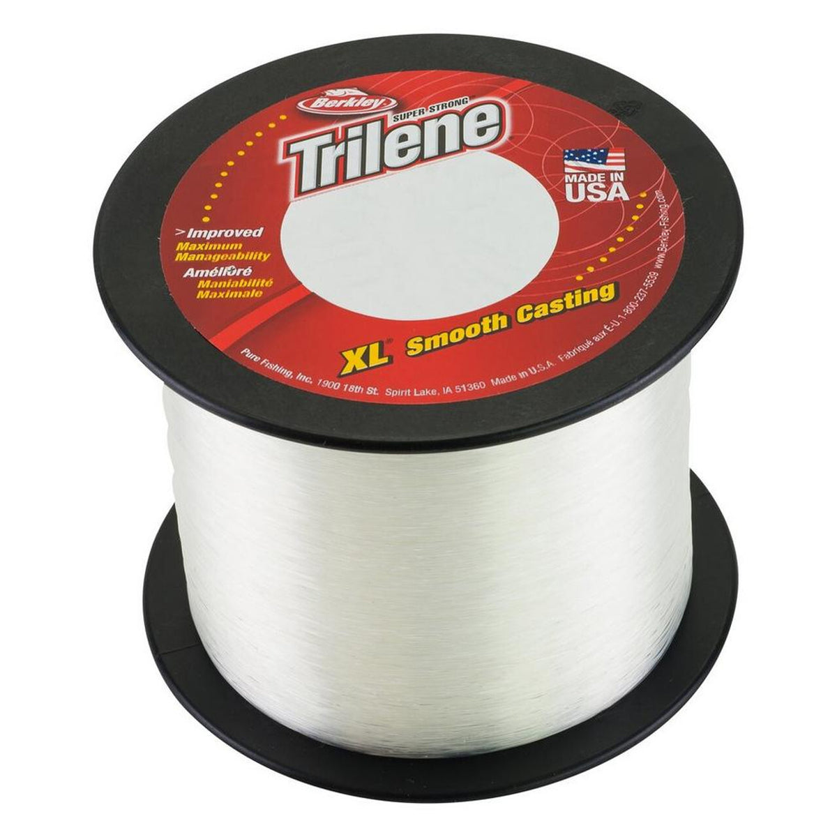 Heavy Duty Monofilament Fishing Line Bulk Spool - Clear, Multiple Weights Available