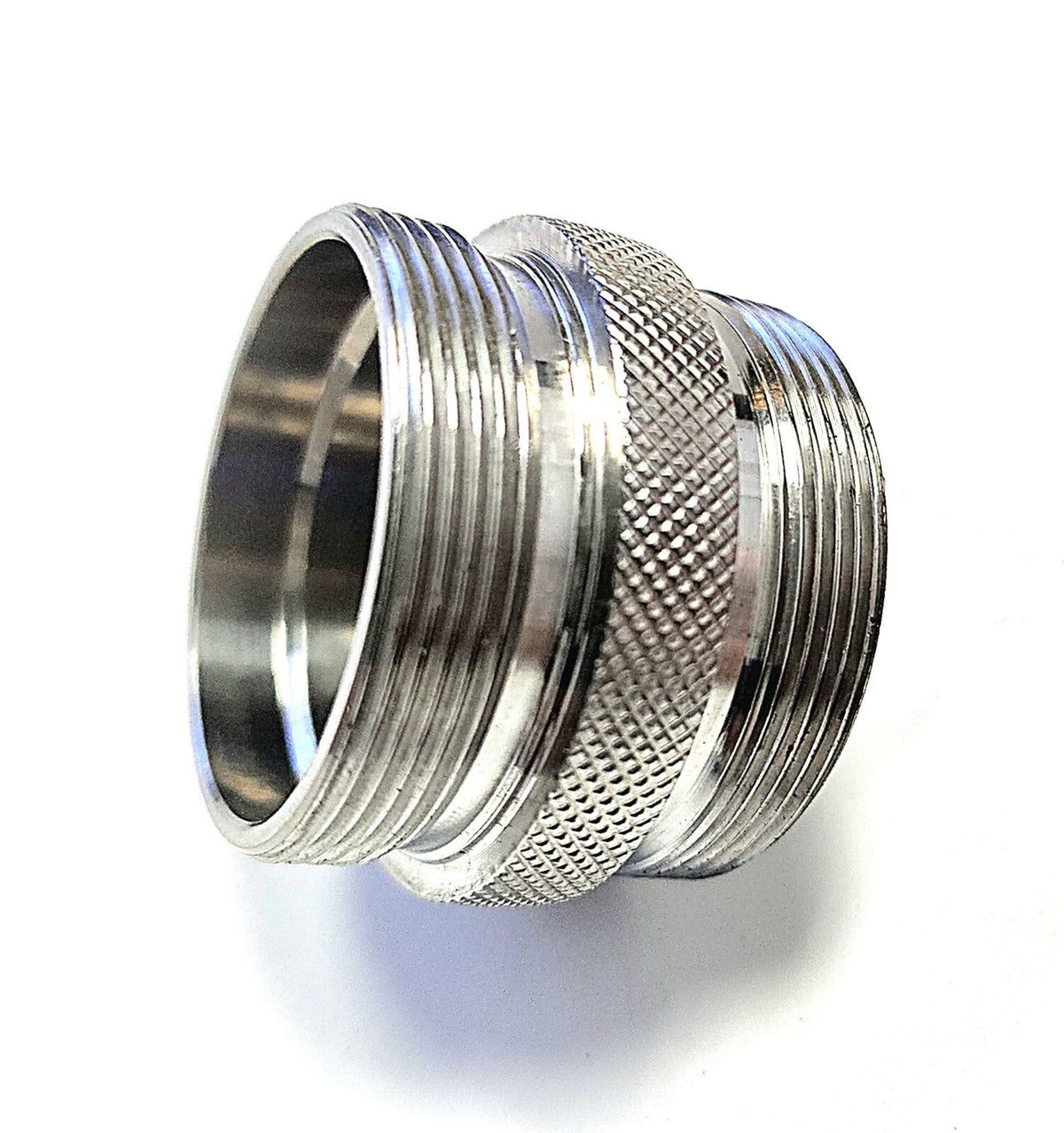 Heavy Duty Titanium C Cell Flashlight Extension Tube 7 inch with Coupler