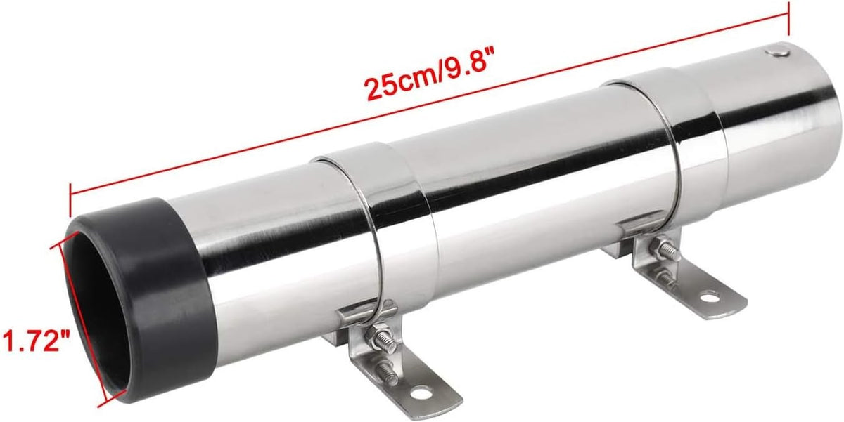 Stainless Steel Boat Fishing Rod Holders Side Mount with Brackets - Marine Grade 316